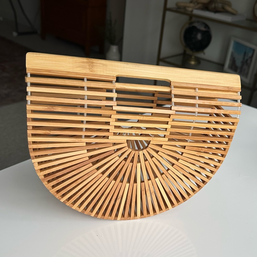Wood Slat Handbag
